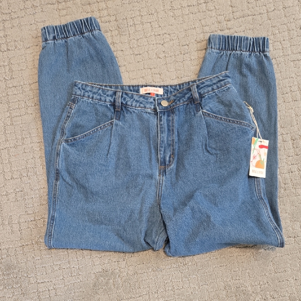 Mele E Pere Denim Joggers NWT